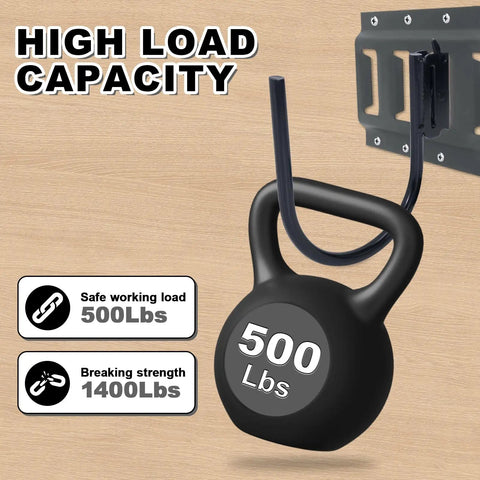 Heavy Duty 4 Inch E Track J Hooks 10 Pack For Trailers And Vans Carbon Steel With Zinc Coating 500 Lbs Working Load 1400 Lbs Break Strength Fits Enclosed Trailers And E Track Systems on E track rail