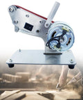 Mini Electric Belt Sander Machine Adjustable Angle Grinding Tool For Knife Apex Edge Sharpener Polishing DIY Projects.