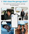Smart Garage Door Opener Remote for HomeKit Alexa Google Assistant and SmartThings No Hub Needed with Real Time Alerts app view