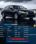Beefed Up Front And Rear Disc Brake Kit With 11.02 Inch Rear Rotors And Ceramic Pads For Ford Fusion Lincoln MKZ Mazda 6