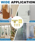 Magnetic Door Ball Catch 8 Pack For Top Of Doors And Invisible Cabinets Adjustable Closet Magnetic Door Latch with Gold Finish