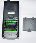 Back view of Digital Grain Moisture Meter For Seed Rice Paddy Corn Maize And Coffee with battery compartment open.