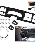 Double Din Dash Kit With Wiring Harness And Antenna Adapter For 1999 To 2002 GM Full Size Trucks And SUVs Silverado Sierra