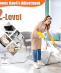 No Fuss Heavy Duty Handheld Steam Cleaner 10 In 1 Slick Multipurpose Steam Weapon for cleaning carpets and furniture with steam.