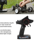 Next Level 7 Channel Rc Car Receiver Kit With Brushless Motor Esc And Servo Remote Control for Rad Handling On Q130 C8805 C8803, remote control in hand.