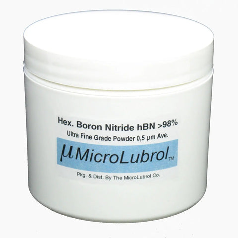 2 Oz Ultra Fine Hexagonal Boron Nitride HBN Powder 0.5 Micron For Dry Lubrication And Gun Barrel Coating Extreme Load Carrying
