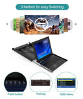 Slick 16 Port Rack Mount Kvm Switch With Usb Vga Hdmi Support Over Cat6 Rj45 Cables For Long Distance Server Management with laptop and control methods