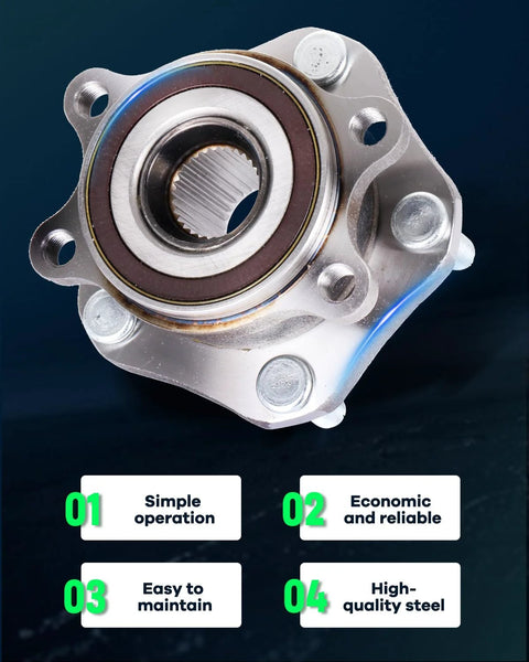 Front wheel bearing and hub assembly with ABS for Nissan Qashqai 2017 2018 Nissan Rogue 2014 to 2023 and Rogue Sport