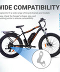 Mountain bike with highlighted 2 Pack Derailleur Hangers For Mountain And Road Bikes Aluminum Alloy Frame Tail Hook Bracket