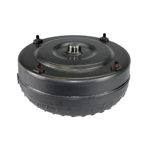 Ultra High Quality Heavy Duty Automatic Transmission Torque Converter F63P top view showing smooth finish and mounting points.