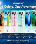 Mini Scuba Tank With Dot Certification Portable Diving Kit With Optional Snorkel Mask Combo shown in six colors for fun adventures