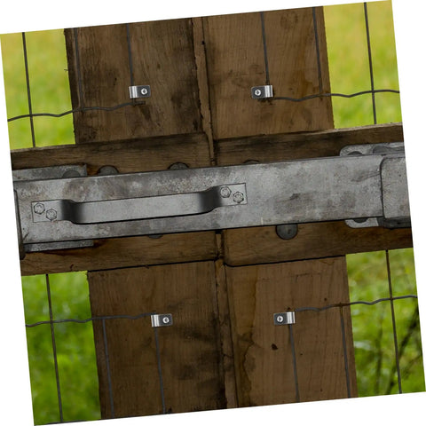 100Pcs Stainless Steel Fence Wire Clips And Heavy Duty Clamps For Securing 4mm Welded Wire To Wood And Vinyl Fences