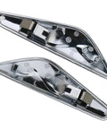 BMW X3 F25 X4 F26 Front Fender Chrome Trim Finisher Left Driver Side And Right Passenger Side Fits 2011 To 2017 51117338569 51117338570