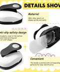 Six Piece Circle Punch Set With All The Right Sizes 0.3in 0.6in 1in 1.5in 2in 3in And Ten Color Sticker Papers features and design