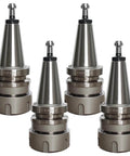 ER32 60 Tool Handle Balance Cylinder Clamp Chuck G2.5 30000 RPM Lathe Fixture With Pull Screw, set of four CNC holders
