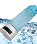 Hydrogen Water Bottle With Sprayer For Direct Inhalation Portable 400ml Hydrogen Rich Cup on water background