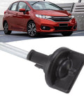 Spare Tire Hold Down Bolt Retainer Clamp For Car And Truck displayed with a red car, highlighting vehicle compatibility.
