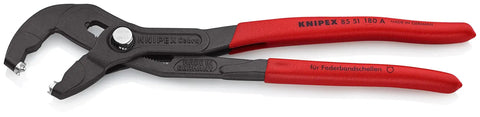 Hose Clamp Pliers For Click Clamps With Rotating Jaw Inserts, Push Button Quick Adjust, Lock In 15 Positions, Rugged Tool