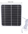 20W Monocrystalline Solar Panel For Fast Charging Cameras And Other Devices With An Adjustable Bracket For Easy Sun Tracking