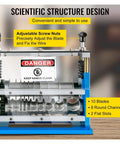 Close-up of Heavy Duty Electric Wire Stripper Machine 370 Watt showing adjustable screw nuts and multiple channels for efficient cable cutting.