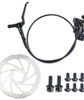 Beefy Hydraulic Front Brake Calipers For E Bikes With 2 Pistons, 160Mm 6 Bolt Disc Rotor, 2 Pin Power Off Connector, Prebled Mineral Oil
