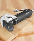 Pneumatic Cut Off Tool With 6 Pcs 3 Inch Die Grinder Cut Off Wheels Metal Sheet Cutter Durable Aluminum Body Safety Switch Fast Clean Cuts