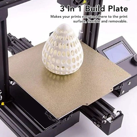 Badass PEI Magnetic Build Plate 200X200MM For 3D Printer Spring Steel Base Double Sided Textured Powder Coated Heated Bed Ultimate Game Changing Upgrade Kit