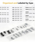 Top Shelf Universal TV Mount Hardware Kit Loaded With Premium Vesa Screws Security Washers And Precision Spacers organization details.