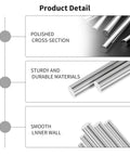 Skweawert round high-speed steel rod, 6mm x 200mm, 1 pc lathe bar stock for shafts and DIY turning