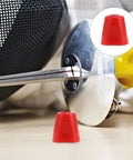 Heavy Duty Stainless Steel Nut Replacement For Fencing Equipment With Sturdy Plastic Ring next to fencing saber