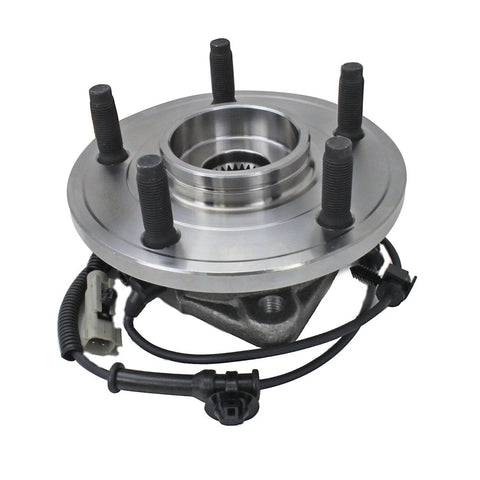 Front wheel hub bearing assembly for Front CV Axle Shaft Kit With Wheel Hub Bearing Assemblies For 2006-2010 Jeep Commander 4x4 And 2005-2010 Grand Cherokee AWD Beefed-Up 4 Piece Front End Upgrade For Left And Right Sides