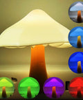 Mushroom Sensor Night Light With Auto Dusk To Dawn Glow Plug In 7 Color Changing LED Lamp For Bedroom Bathroom Stairs And Hallway