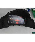 Toyota 86 Subaru BRZ 2013 2019 12.3 Inch LCD Dashboard Instrument Panel Digital Cluster Smart Gauges Module Upgrade Plug And Play Ready Built In Circuit Components installed in black dash housing