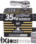 Waterproof 35Kg RC Servo With High Torque Metal Gear Digital Stainless Steel Gears Aluminum Case for RC vehicles
