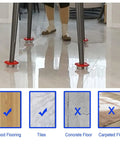 Heavy Duty Furniture Dolly Platform Featuring Rock Solid Omnidirectional Swivel Casters on tile floor, demonstrating floor compatibility.