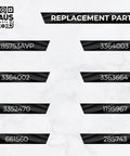 Washer Motor Coupling Replacement Kit 5-Pack For Direct-Drive Washers, Restores Agitation And Spin, Replaces PS1485646 AP396389, Durable And Easy To Install Repair Part, compatible part numbers 285753AVP, 3364003