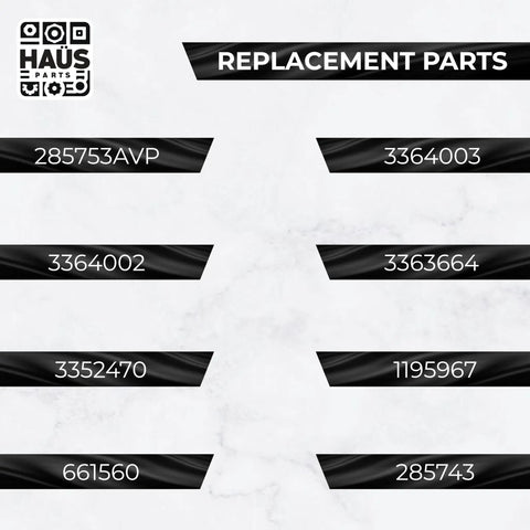 Washer Motor Coupling Replacement Kit 5-Pack For Direct-Drive Washers, Restores Agitation And Spin, Replaces PS1485646 AP396389, Durable And Easy To Install Repair Part, compatible part numbers 285753AVP, 3364003