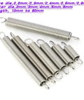 Grab These Top Tier Tension Springs Made From 304 Stainless Steel For Heavy Duty Extensions And Loads, Featuring Tiny Coils With 0.3MM Wire Diameter To Keep Gear Locked And Loaded Like A Boss. Various small tension springs in 304 stainless steel.