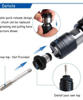 MxbaoHeng Pneumatic Tapping Machine For M3 To M12 Internal Threads Heavy Duty Thread Tapping Gun with quick release chuck design.