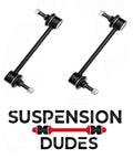 Acura RDX Front And Rear Sway Bar Link Kit 2013 To 2018 Replace Worn Links To Eliminate Clunking And Tighten Handling For A Smoother Responsive Ride Performance Upgrade, pair of black sway bar links