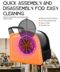 Heavy Duty Air Mover Blower Fan For Fast Cooling And Drying High Velocity Floor Fan With UV Light Filter in workshop