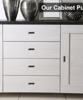 50 Pack Black Cabinet Knobs For Drawers And Doors 2 Inch Stainless Steel Handles And Pulls Durable Hardware Kit For Kitchen Dresser Bedroom Cabinets Includes Variety Screws For Easy Install on white dresser drawers