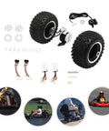 Upgrade Your Ride With A 24V 250W Electric Cart Conversion Kit Featuring 10 Inch Wheels, Controller And Thumb Throttle
