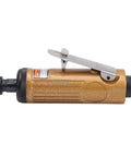 Compact Pneumatic Engraving Machine Mini Grinder For Hardware Glass And Stone Crafts With Japanese Style Precision Steel Parts For Smooth Operation And Heavy Duty Work Right Now - Side view showcasing the sturdy metal body.