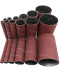Top Shelf Quick Swap Spindle Sanding Sleeves For Oscillating Sander Multidrive Pad Replacement Kit Featuring Knockout Abrasive Rolls in assorted grit sizes.