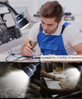 Lathe Led Work Light With Dual Gooseneck Waterproof Design 1200 Lumens Beefy Mechanic Lamp for CNC Milling Drilling Machines