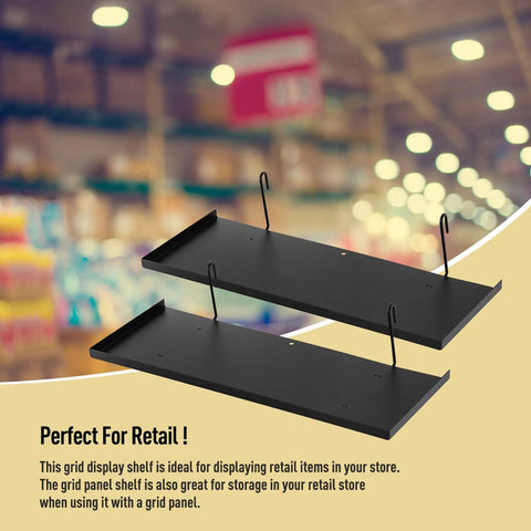 Kick Clutter To The Curb With This Slick 4 Pack Of Gridwall Shelf Hooks Built For Wire Grid Panels Secure Anti Drop Design Keeps Shelves Rock Solid Great For Garage Organization Or Retail Displays