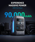 C300 DC Portable Power Station 288Wh LiFePO4 Battery 300W Solar Generator For Camping Travel And Emergencies Outdoor