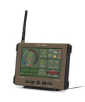 Side view of Optimus Weather Station With WiFi HD Display Solar Power Pack Lightning Detection Indoor Outdoor Temperature And Humidity