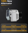90 Amp 12 Volt Alternator With 6 Groove Pulley For Acura CL 1997 For Honda Accord 1994 1995 1996 1997 For Honda Odyssey 1995 1996 1997